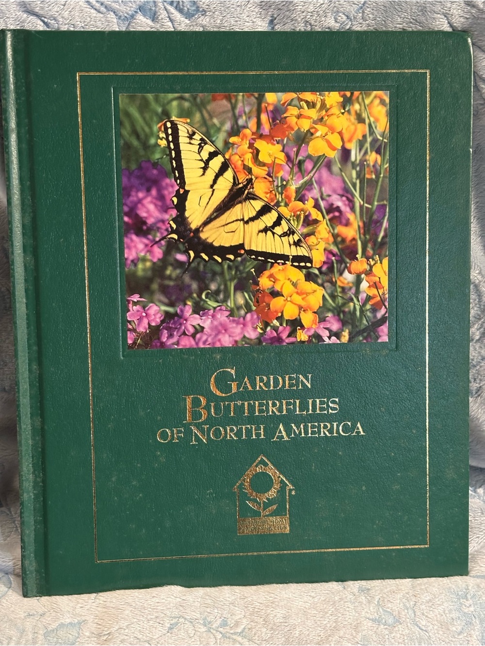 Garden Butterflies of North America Hardcover Book - Green